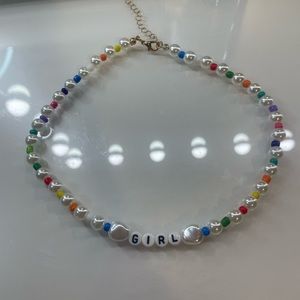 GIRL necklace multicolor